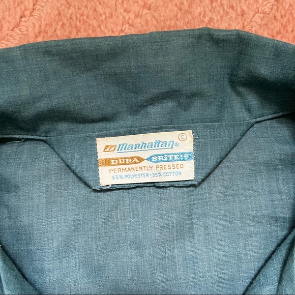 60s Manhattan pajama shirt - Picture 2 of 2